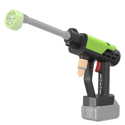 Battery High-Pressure Water Gun, Household | High pressure car wash water gun - private-model-customized-naked-gun-green