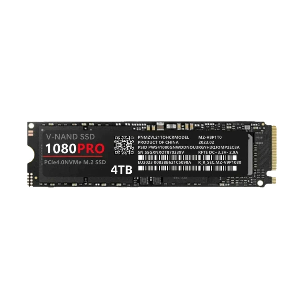 SSD (1080pro) M.2 2280 PCIe 4.0 NVMe, ёмкости 500ГБ–4ТБ, высокоскоростной твердотельный накопитель