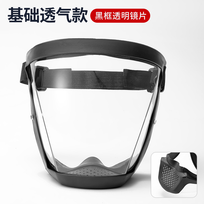 Прозрачные линзы в черной оправе