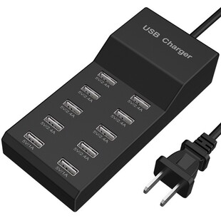 ��ɫ�W��Ҏ10��usb��ڳ����5V2A�֙C���ܲ��������^50W���վ