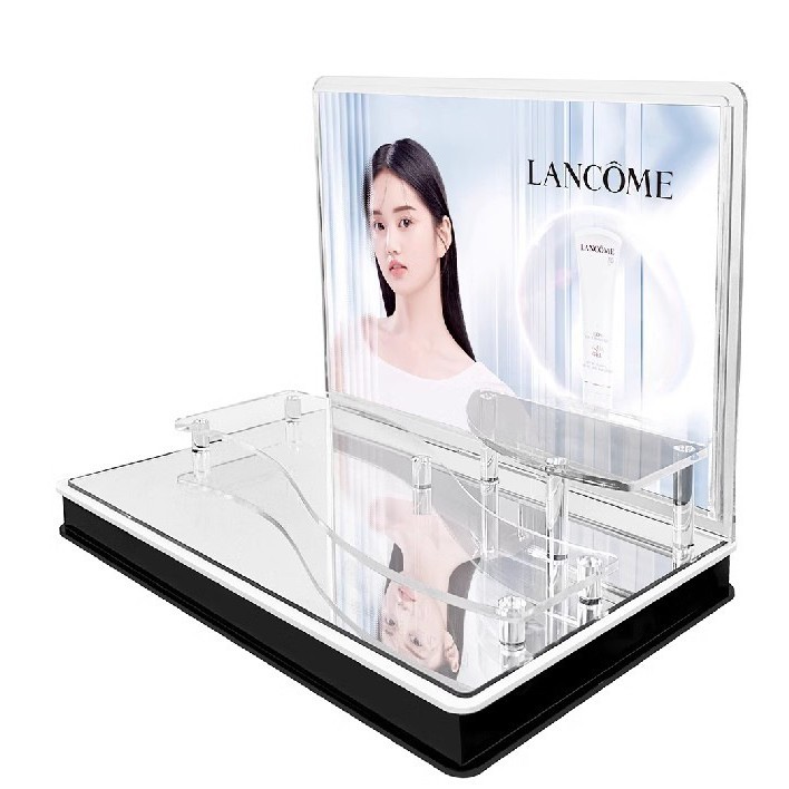 网红直播间展示架 护肤品展柜展台化妆品展示台展示架 彩妆展示架