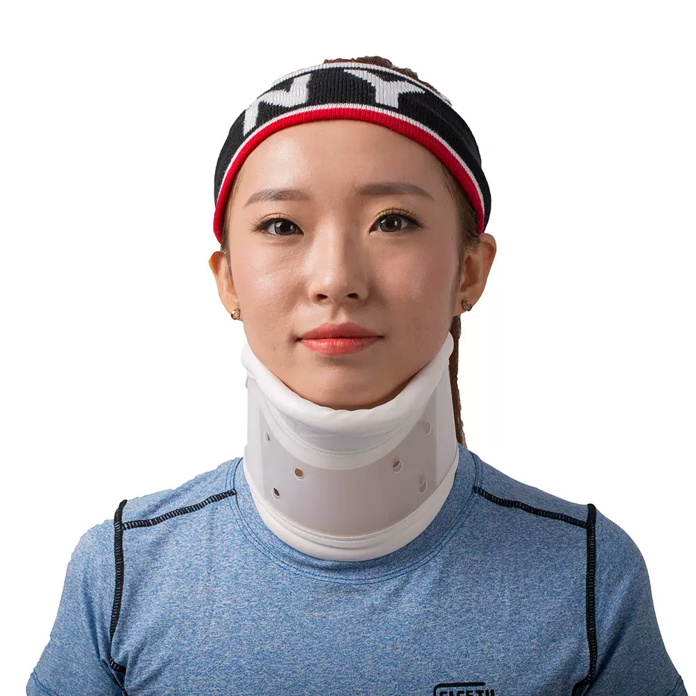 全国供应高分子透气颈托颈椎固定支撑护理脖子固定器新款拖脖围领