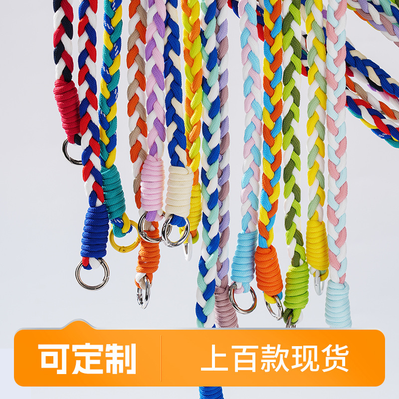 Mobile Phone Lanyard with Anti-Loss Braided Three-Strand Twist Crossbody Strap, Camera Lanyard, Wearable Phone Strap Mobile Phone Lanyard with Anti-Loss Braided Three-Strand Twist Crossbody Strap, Camera Lanyard, Wearable Phone Strap