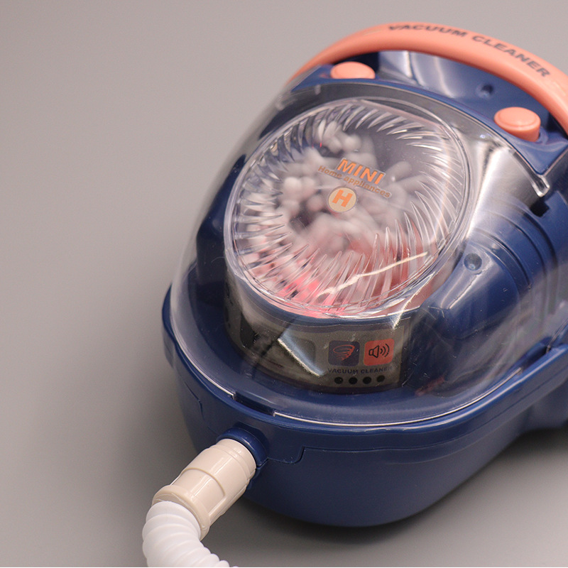 Kids Playing with Toy Vacuum