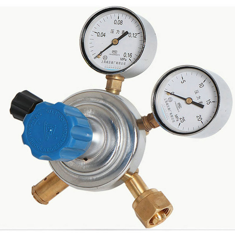 上海YQD-3 0.1625MPA微压氮气减压器 氮气减压器 氮气表 减压阀