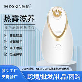 金稻热喷蒸脸器美容仪纳米喷雾补水仪蒸汽家用脸部香薰加湿器批发