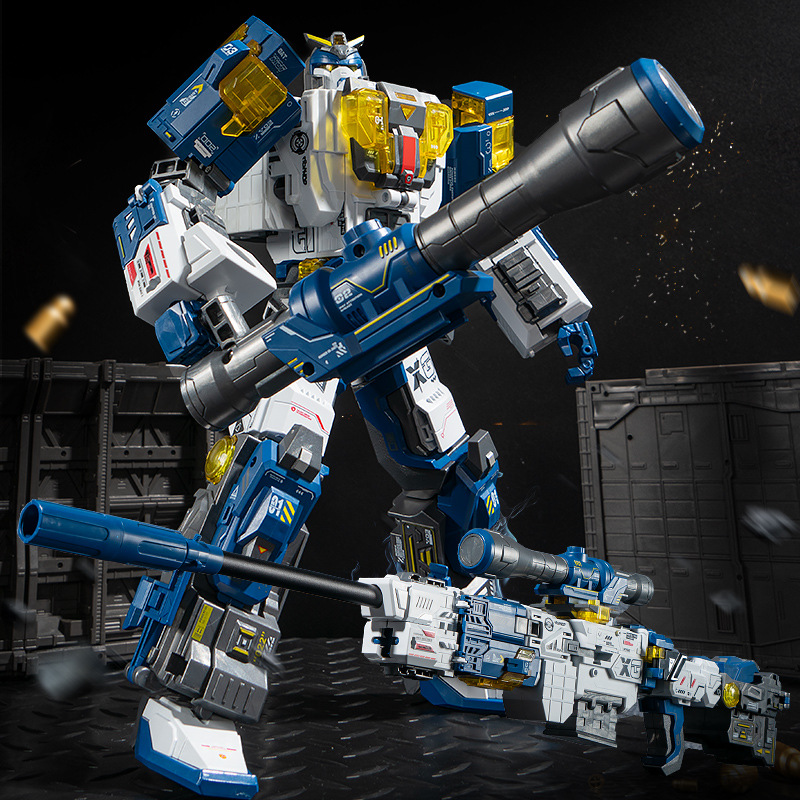 Xinggang's New Product Wk-125 Can Launch Bullets, Deform and Assemble Sniper Gun Toy Robot Model Gift