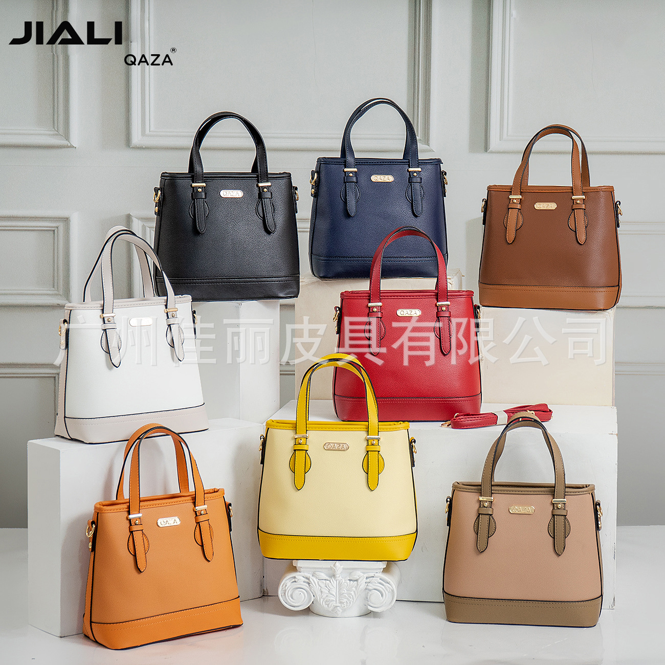 Polyurethane capacious quality fashionable one-shoulder bag