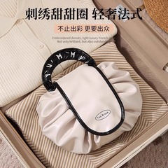 化粧品収納バッグ PU防水 洗面用具収納バッグ 厚手 旅行雑貨整理バッグ 大容量 防水
