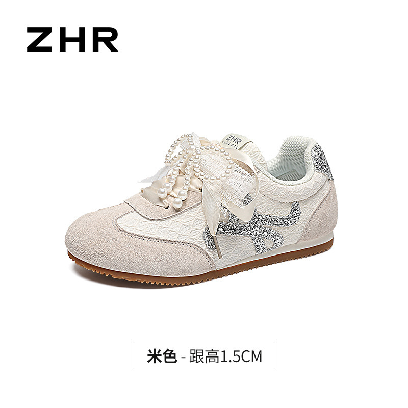 ZHR厚底增高德训鞋女春秋新款透气舒适耐磨轻便阿甘鞋泉州休闲鞋|undefined