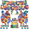30 Inside Out Birthday Party Supplies [Flag+Cake Card+Balloon+Spiral]