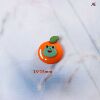 Cartoon fruit cream earrings for manicure, children's hairgrip, wholesale