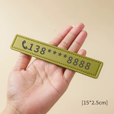 Nömrəli dayanma kartı Car Ornaments, Car Mobile Phone - green-large-size-please-note-the-number