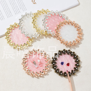 Cross-border explosions ins photo props display frame nail palette new retro flower nail art display board