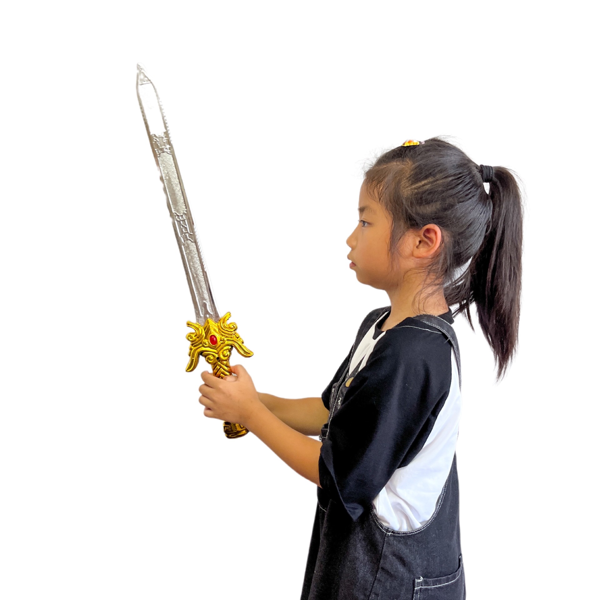 源頭批發玩具刀劍塑料大號動漫遊戲武器模型兒童刀劍軒轅劍天王劍