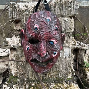 Halloween Decoration Supplies Haunted House Escape Room House Head Horror Decapitation Props Toys Wholesale Horror Masks