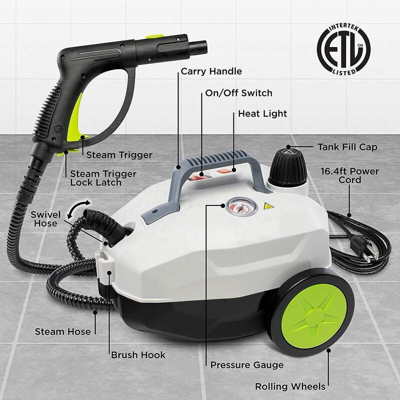 Cross-Border Horizontal Steam Cleaner, Range Hood Cleaner, Fast Cleaning Machine, Household High-Power Carpet and Sofa Cleaner