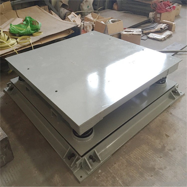 钢卷称重缓冲地磅 青海三层弹簧地秤 2x2.5米弹簧平台磅