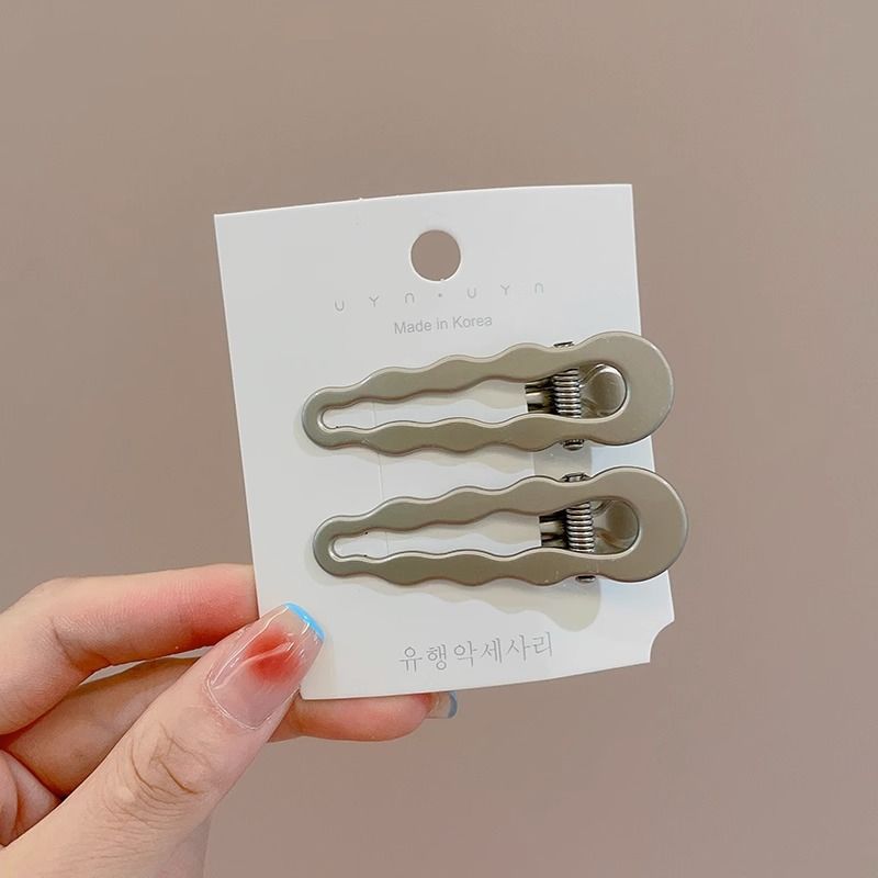 Inswind plata nuevo clip de cabello un clip lateral clip de cabello de alta calidad clip de cabello roto clip de frente tocado mujer