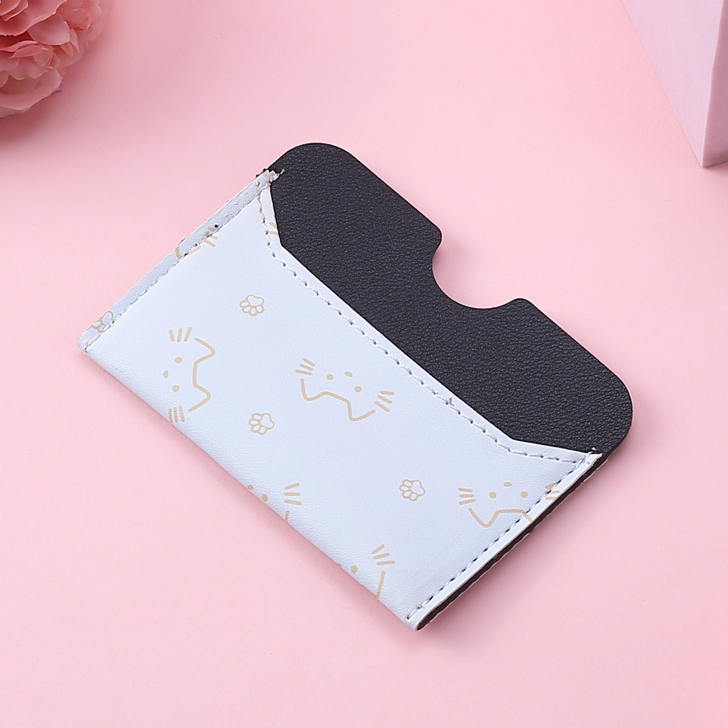 Bolsa de tarjetas transfronterizas adorable almacenamiento de tarjetas portátiles ultra delgadas de gran capacidad nuevo bolso de cambio de tarjetas bancarias de estudiantes