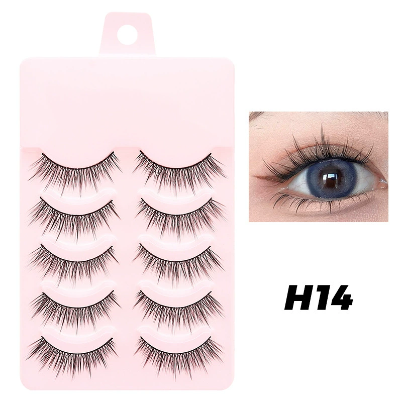 False Eyelashes DINGSEN, 5-Pair Set, Everyday & Cosplay Styles, Assorted Bands