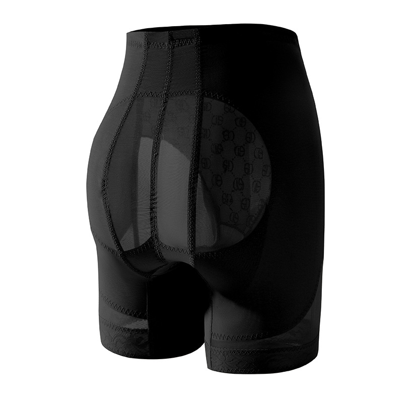 Pantalones de abdomen de cintura alta, pantalones de abdomen de elevación de cadera, malla transpirable, pantalones de elevación de cadera de cintura media de encaje sin costuras, transpirables y refrescantes