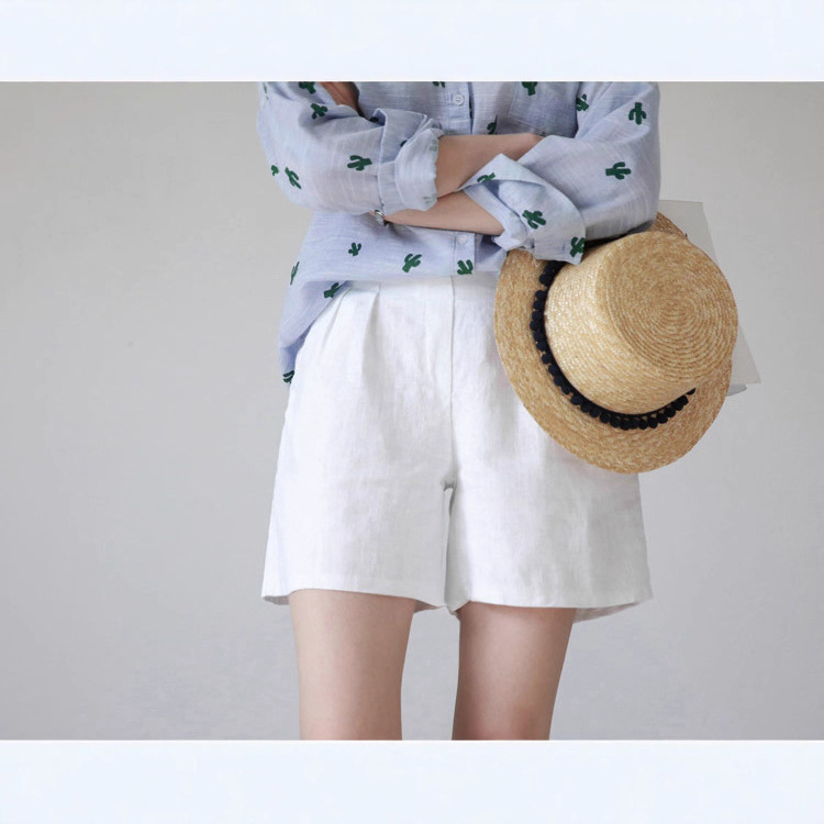 Yunshibai Maternity Linen Shorts Summer Loose Cotton and Linen Easiest for Match Outer Shorts High Waist Wide Leg Large Size Casual Pants Yunshibai Maternity Linen Shorts Summer Loose Cotton and Linen Easiest for Match Outer Shorts High Waist Wide Leg Large Size Casual Pants