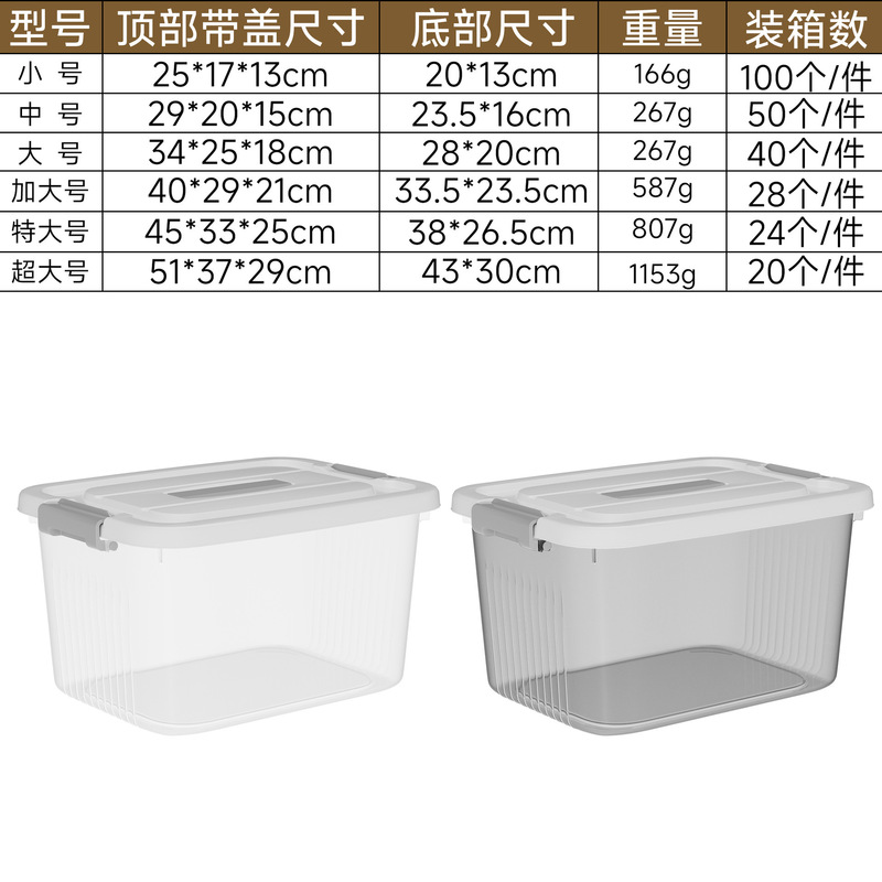 透明な収納ボックス肥厚家庭用雑貨おもちゃ収納ボックス収納ボックス子供のギフトスーツケースプラスチックボックス|undefined