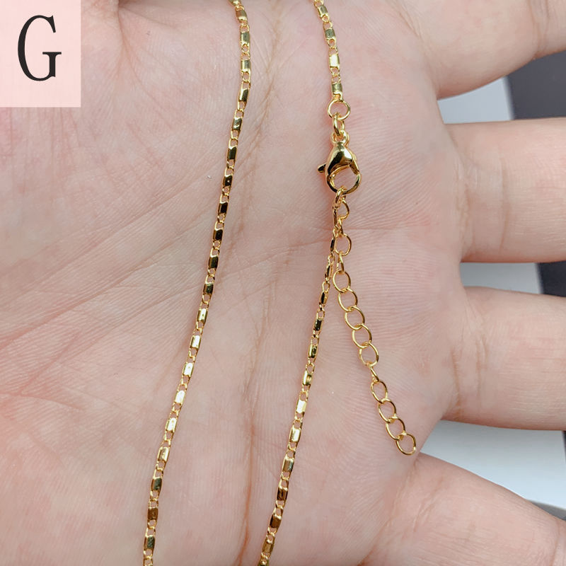 3g Weight Chain Jewelry Making Type DIY Jewelry Accessories Classification 1 Piece Quantity Copper Material Solid Color Pattern Plating Design Simple Style, Classic Style Style 1 Piece Copper Jewelry Accessories 11