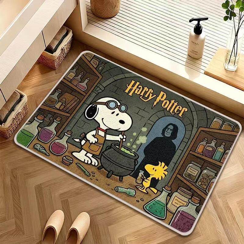 American Retro Snoopy Bathroom Floor Mat, New Linen Water-Absorbent Non-Slip Bathroom Mat, High-End Entryway Mat American Retro Snoopy Bathroom Floor Mat, New Linen Water-Absorbent Non-Slip Bathroom Mat, High-End Entryway Mat