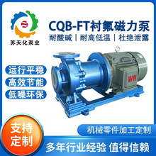 CQB32-25-160FT衬氟磁力泵 氟塑料四氟泵 耐酸耐碱 节能