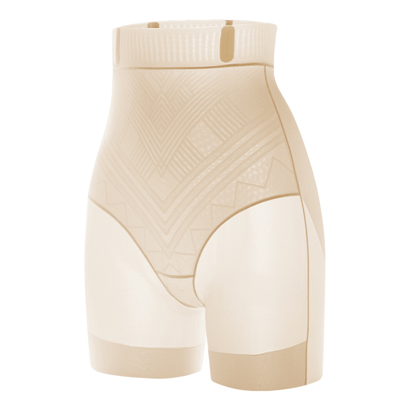 La contracción del vientre de cintura alta y los pantalones de levantamiento de cadera sin costuras de las mujeres se contraen el vientre y la cintura que forma la tira de jalea posparto Pantalones que forman el vientre de seda de hielo