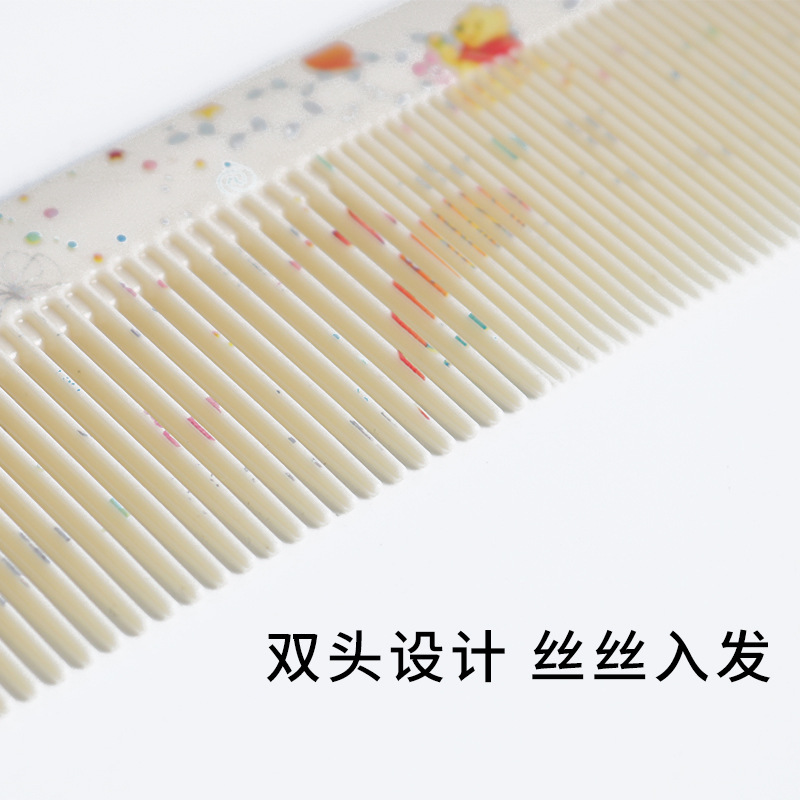 Herramientas de belleza plástico pelo peluquería peine lindo tarjeta bar peine al por mayor