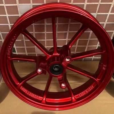 Motorcycle wheel hub Wheel Hub Monkey Turtle Calf - 109inch-claw-wheel-hub-red-12-axis-disc-brake-mounting-position-7cm