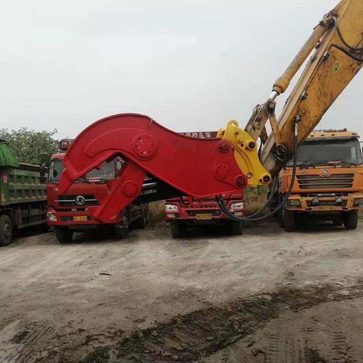 悍博 液压粉碎钳厂家 鄂式夹钳建筑拆除钳 挖掘机带液压钳价格