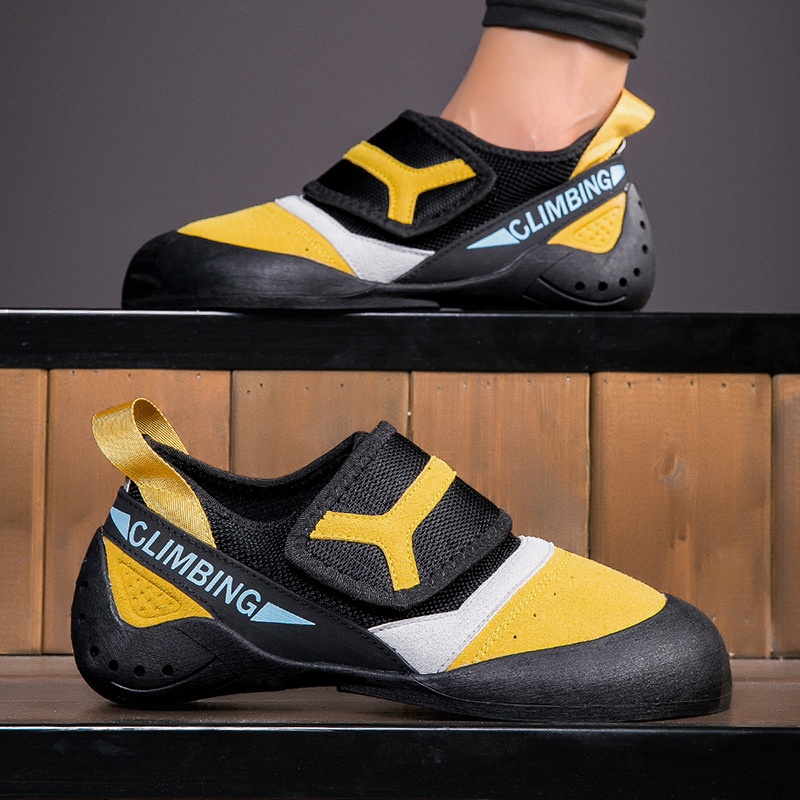 Entry-Level Rock Climbing Shoes for Indoor and Outdoor Use, Men's and Women's Models, Suitable for Wild Climbing, Climbing Gym, Bouldering, Beginners' Basic Training, and Climbing Shoes