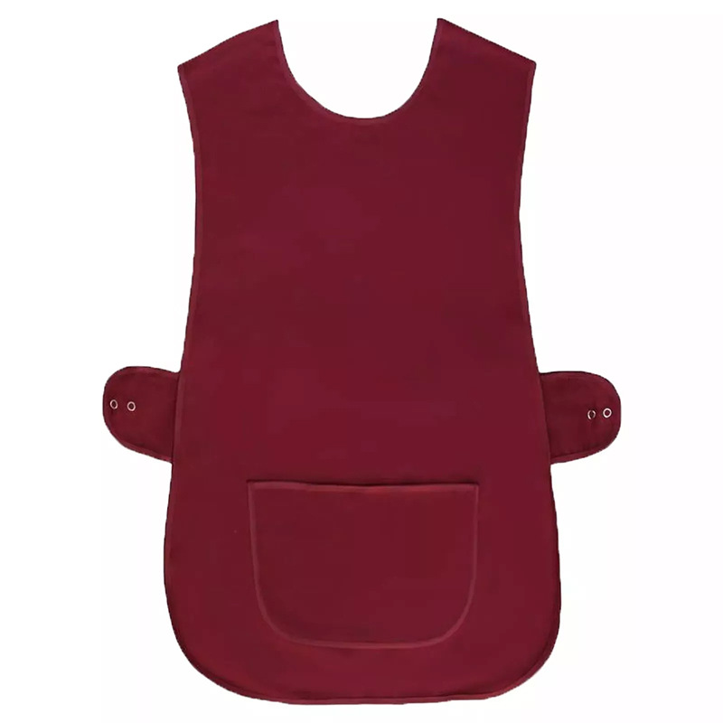 Delantal transfronterizo chaleco peluquería ropa de trabajo belleza peluquería botón de hombro delantal logo personalizado