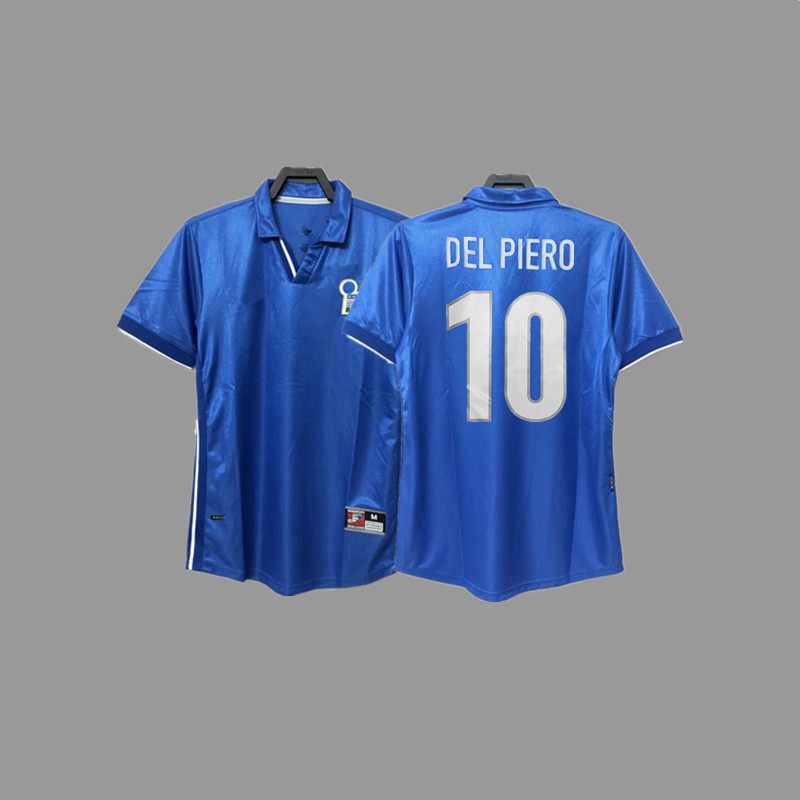 レトロジャージサッカーユニフォームイタリアユニフォームマルディーニバッジョピエロトッティカンナバロジャージ|undefined