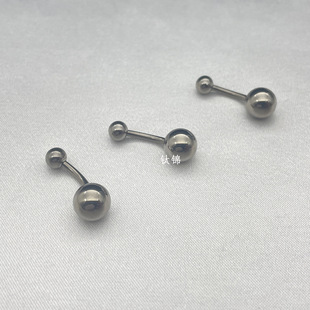 ASTMF-136 titanium alloy basic navel nail G23 titanium alloy ball navel ring body piercing jewelry