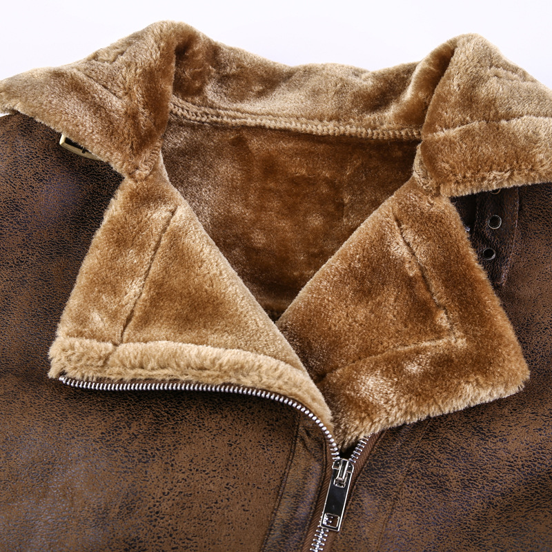 Men's Cotton Jacket Regular Fit With Pockets In Brown_voghion.com
