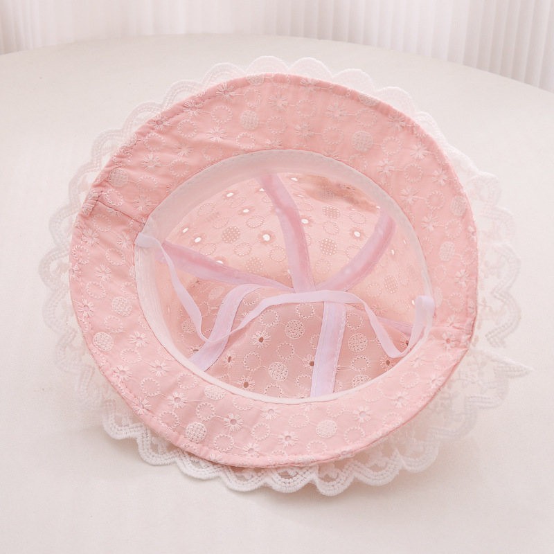 Sombreros para bebés pequeños meses sombreros para bebés de primavera y otoño delgados 6 - 12 meses sombreros de sol de encaje para bebés verano