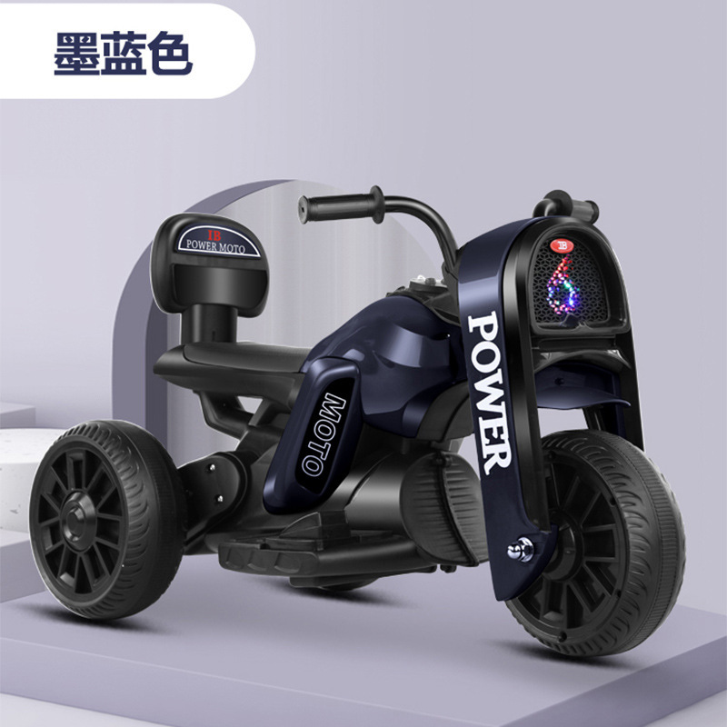 Motocicleta eléctrica para niños al por mayor de tres años niños y niñas bebé botella recargable coche de juguete puede sentarse en los niños triciclo