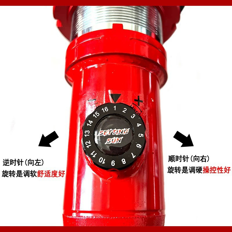 Suitable for Mitsubishi L200/triton, 16-stage adjustable nitrogen shock absorber, 65MM pipe diameter, M65, front and rear lift