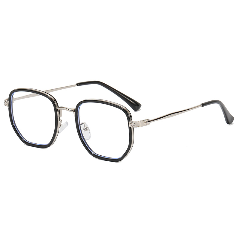 2022 generoso marco anti luz azul con miopía gafas mujer marea coreana red cara roja Pequeño Libro Rojo simple cara gafas marco