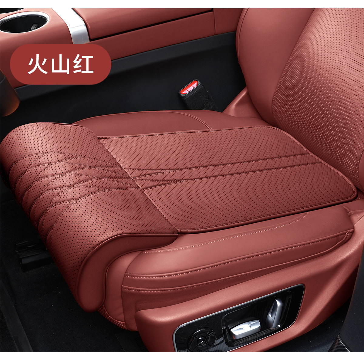 Car seat cushion with integrated leg rest, extended leg support for car seats, suitable for all seasons, single-piece rear seat comfortable footrest cushion