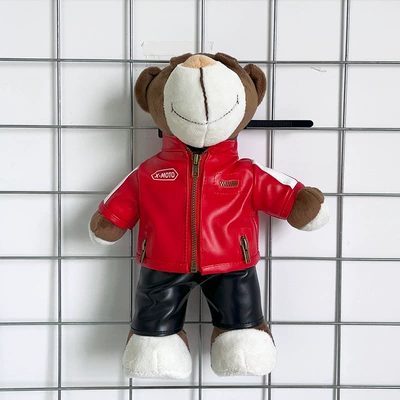 motorcycle travel trunk decoration — Motosiklet dəbilqələri - height-28cm-red-skinned-bear
