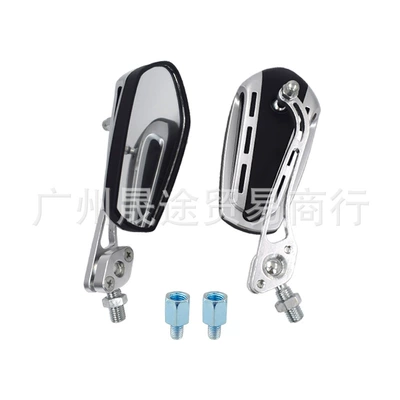 ghost fire universal mirror smart – Motorcycle rearview mirror - 10mm-orthodontic-with-10-8-screws-silver