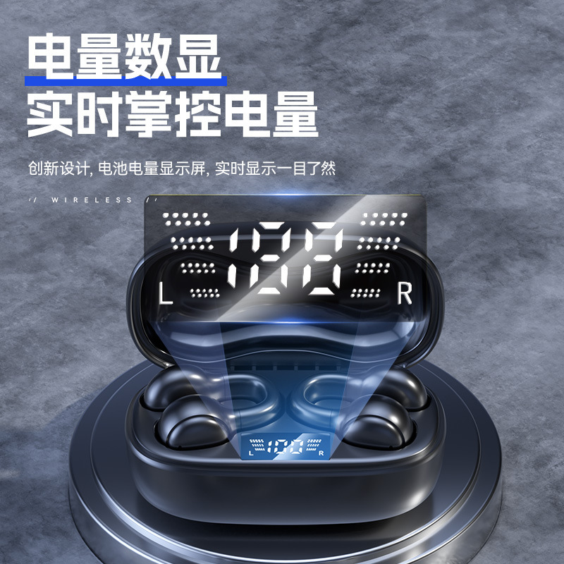 新型国境を越えた無線bluetoothイヤホンm38は耳に入らないhifi耳式ソフトシリコンヘッドホンが長い|undefined