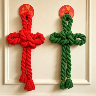 联通款万字结乔迁结婚喜庆挂饰门把手挂件新年春节过年装饰中国结