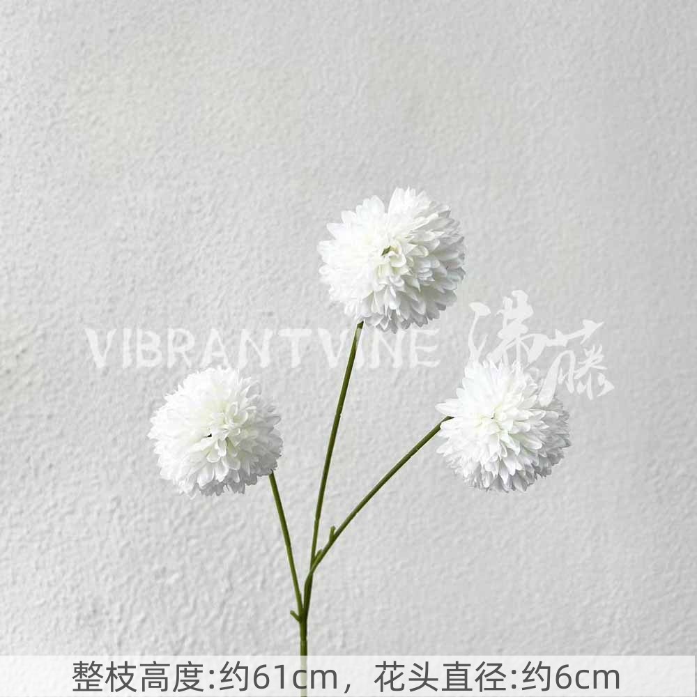 Arreglo de flores de guía de diseño de bodas blanco Arreglo de flores de guía Sala de estar del hotel Decoración de flores falsas Fábrica de flores artificiales al por mayor